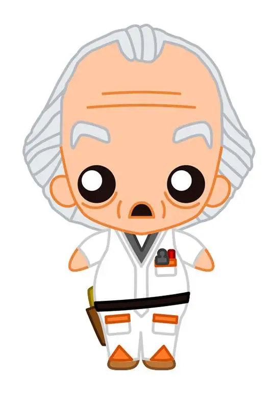 Figurine bttf doc brown pokis